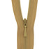 Gold Concealed Closed End Zip