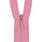 Coral Pink Concealed Closed End Zip