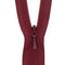 Wine Concealed Closed End Zip
