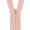 Mid Pink Concealed Closed End Zip