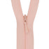 Mid Pink Concealed Closed End Zip