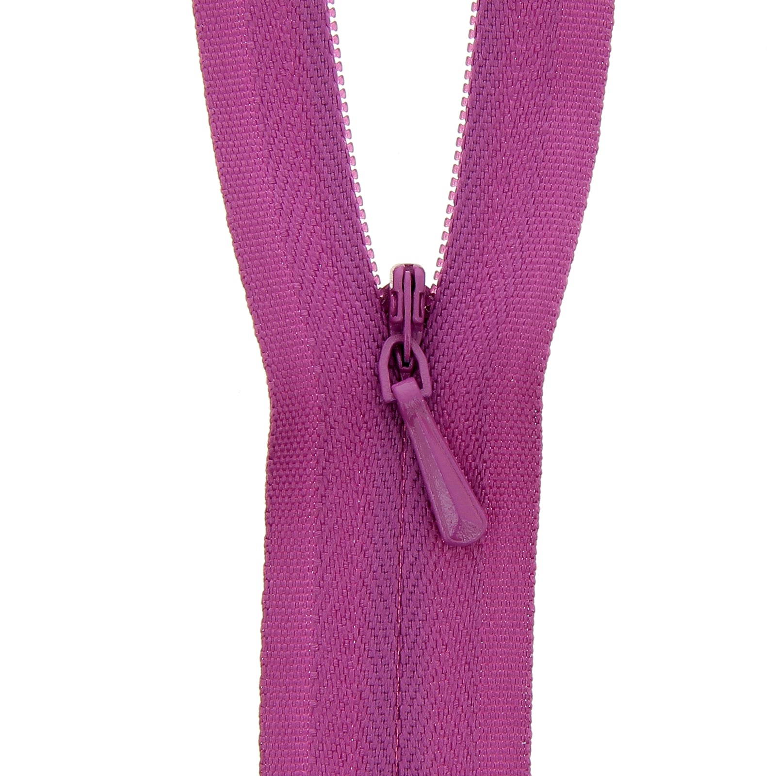 Cerise Concealed Closed End Zip