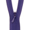 Deep Purple Concealed Closed End Zip