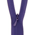 Deep Purple Concealed Closed End Zip