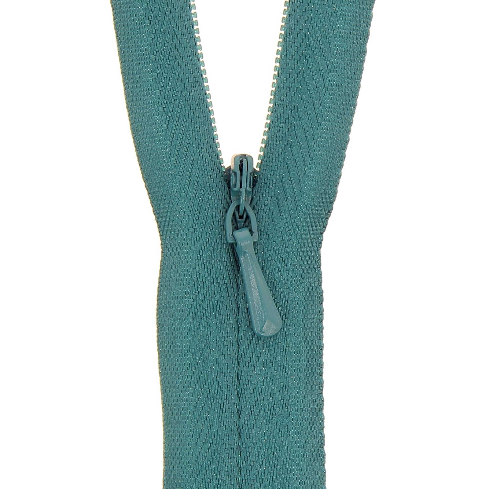 Teal Concealed Closed End Zip