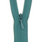 Teal Concealed Closed End Zip