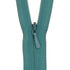 Teal Concealed Closed End Zip