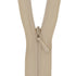Biscuit Concealed Closed End Zip