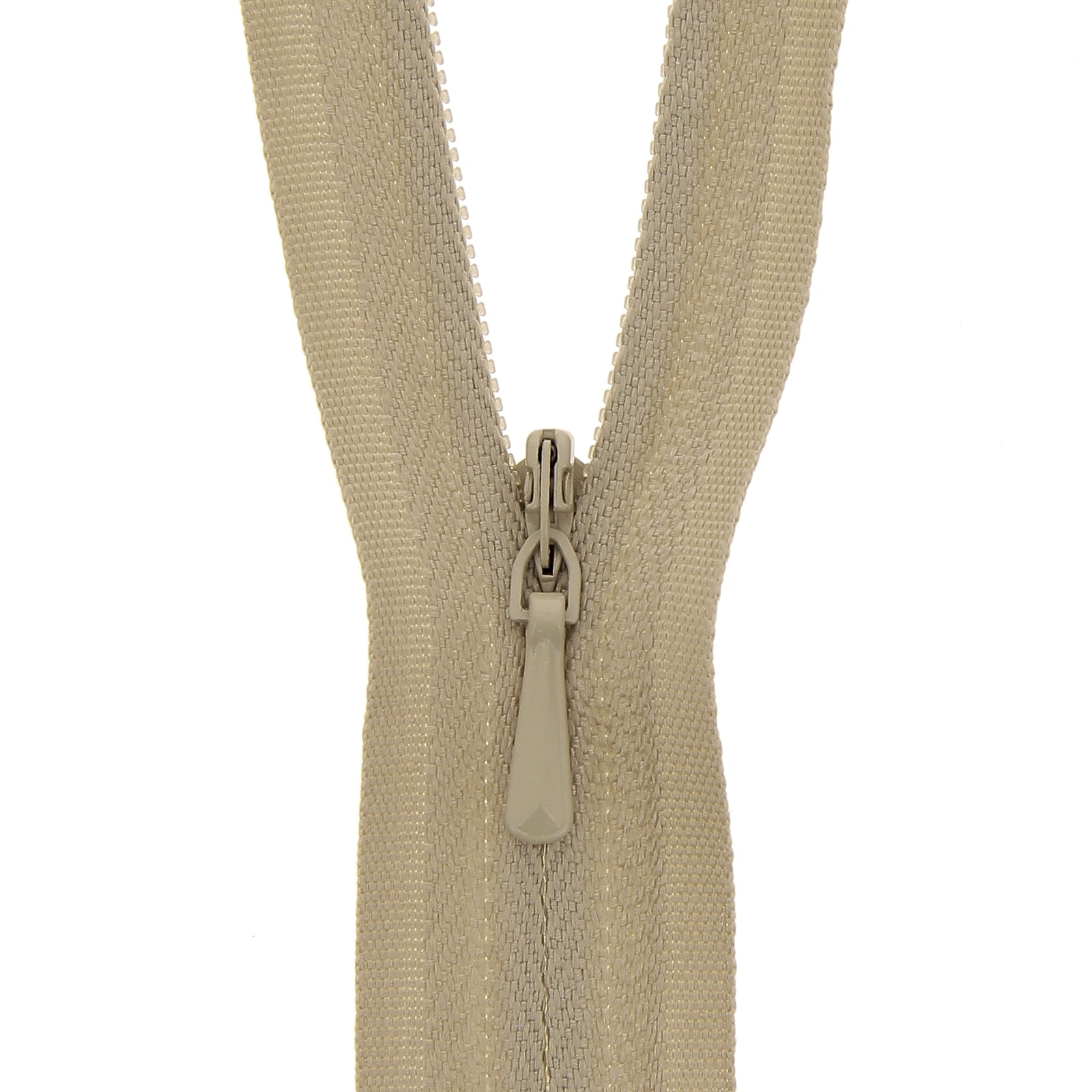 Fawn Concealed Closed End Zip