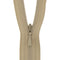 Fawn Concealed Closed End Zip