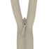 Light Grey Concealed Closed End Zip