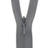 Dark Grey Concealed Closed End Zip