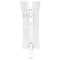 White Two Way Open End Zip - Medium #5