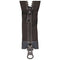 Brown Two Way Open End Zip - Medium #5