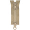 Beige Two Way Open End Zip - Medium #5