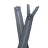 Grey Two Way Open End Zip - Medium #5