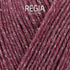 REGIA 4-Ply Soft Glitter 9801176-00045 Burgundy Hand Knitting Yarn, Sock Yarn, 100 g Ball