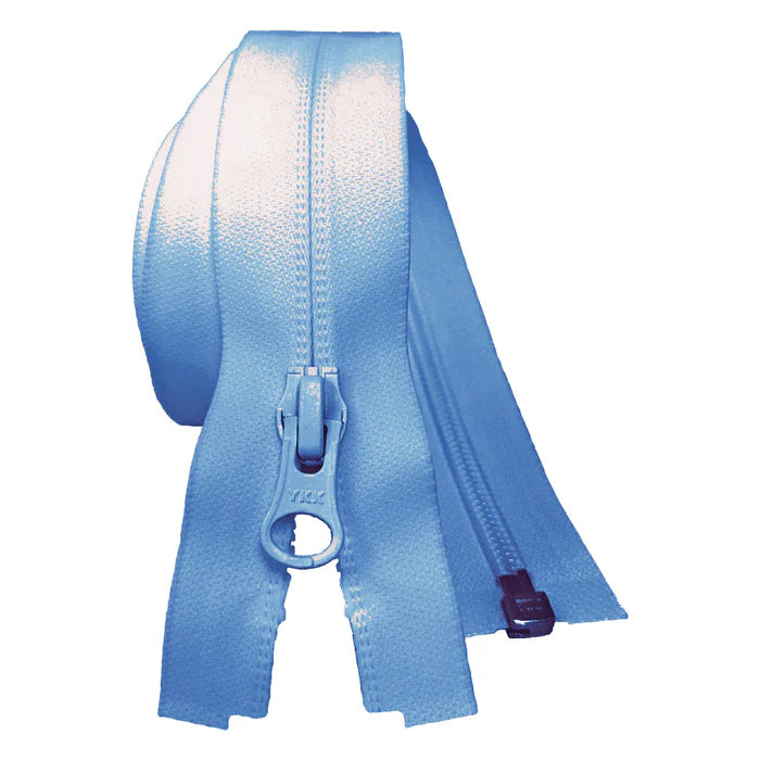 YKK Sky Blue 545 Open End Aquaguard Water Repellent Zip