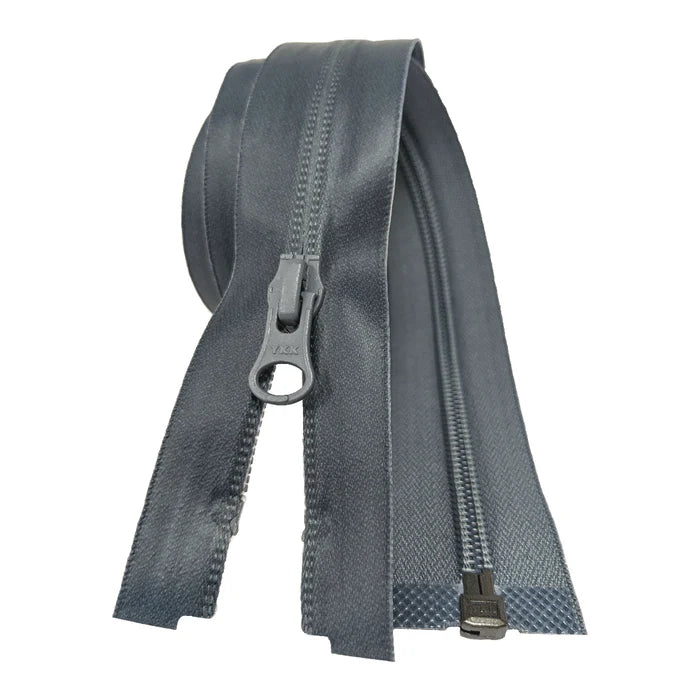 YKK Grey 578 Open End Aquaguard Water Repellent Zip