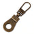Zipper Puller Antique Brass Eyelet