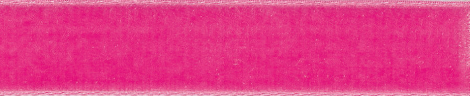Velvet Ribbons - 5 Metres : Shocking Pink