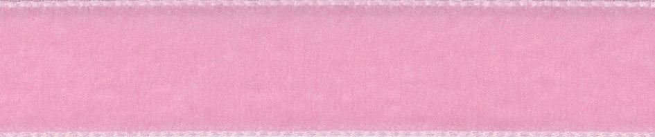 Velvet Ribbons - 5 Metres : Baby Pink
