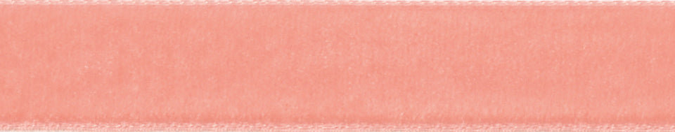 Velvet Ribbons - 5 Metres : Coral