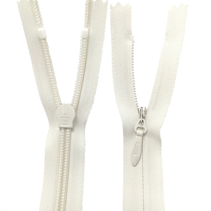 Natural #5 Heavy Duty Concealed Zip