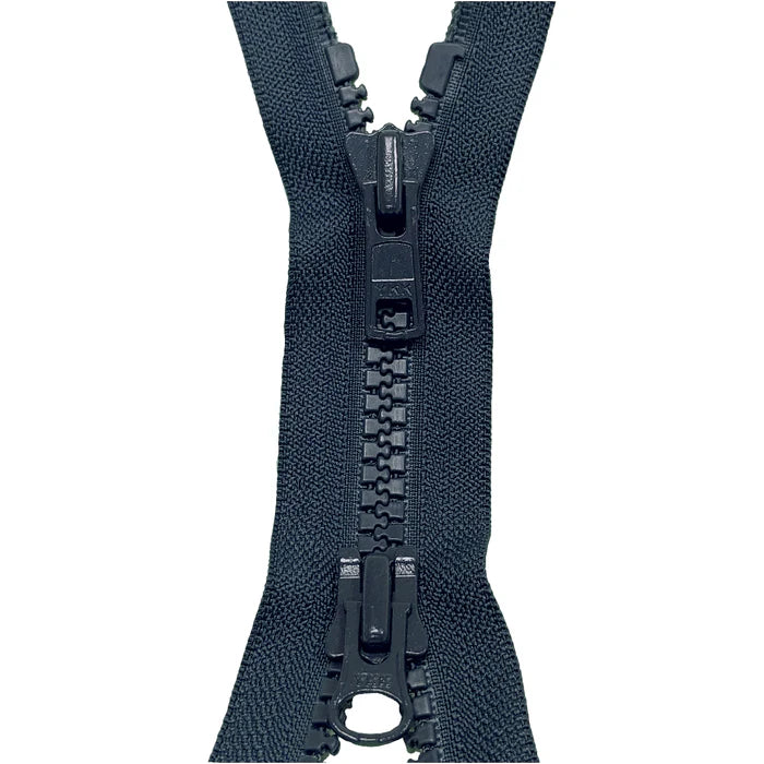 Dark Slate YKK Two Way Open End Zip - Heavy #8
