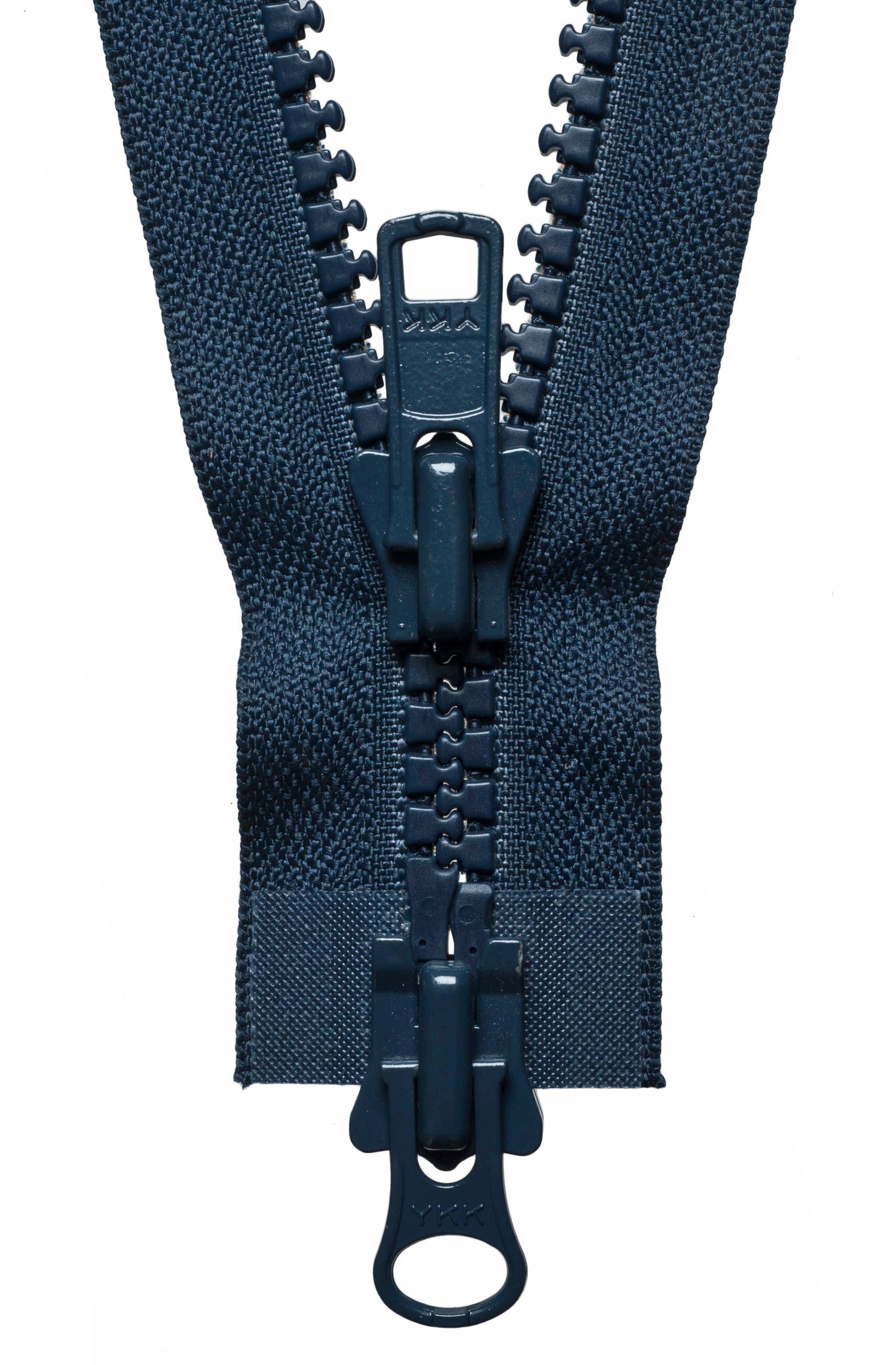 Navy YKK Two Way Open End Zip - Heavy #8
