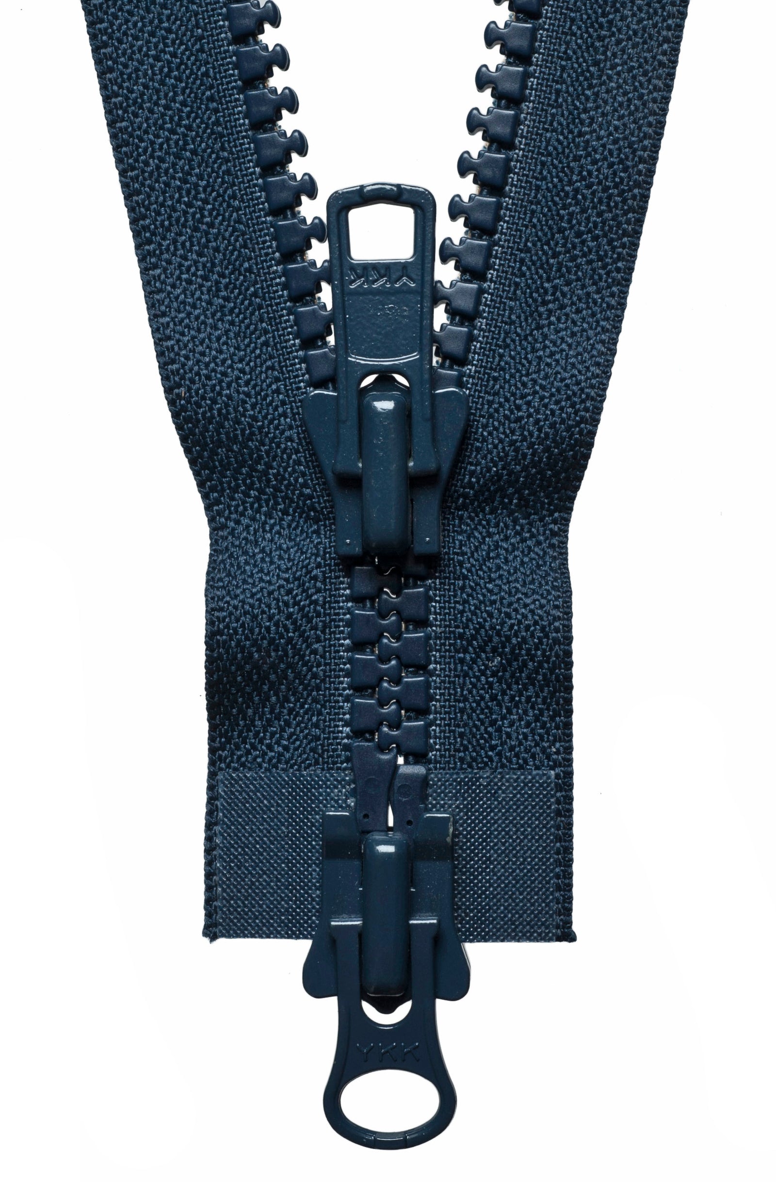 Navy YKK Two Way Open End Zip - Heavy #8