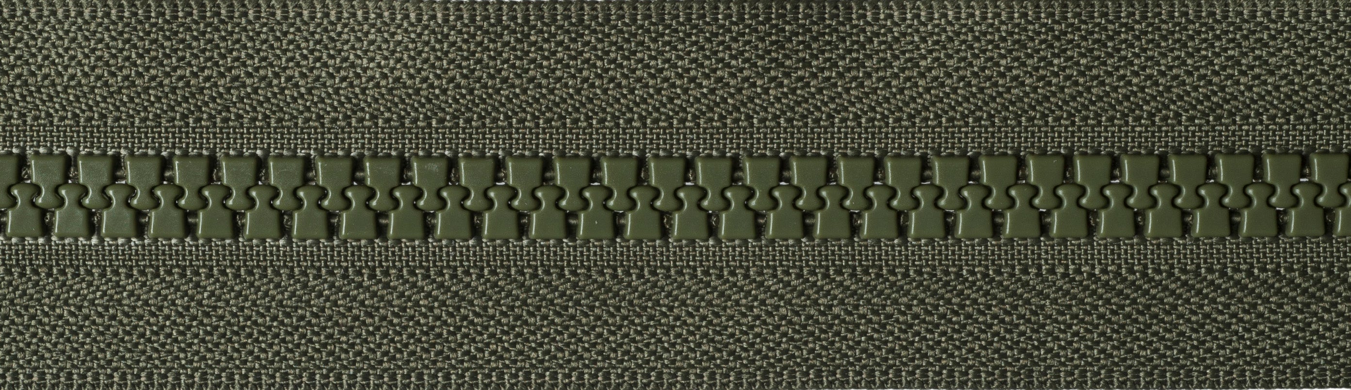 Green YKK Two Way Open End Zip - Heavy #8