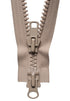 Beige YKK Two Way Open End Zip - Heavy #8