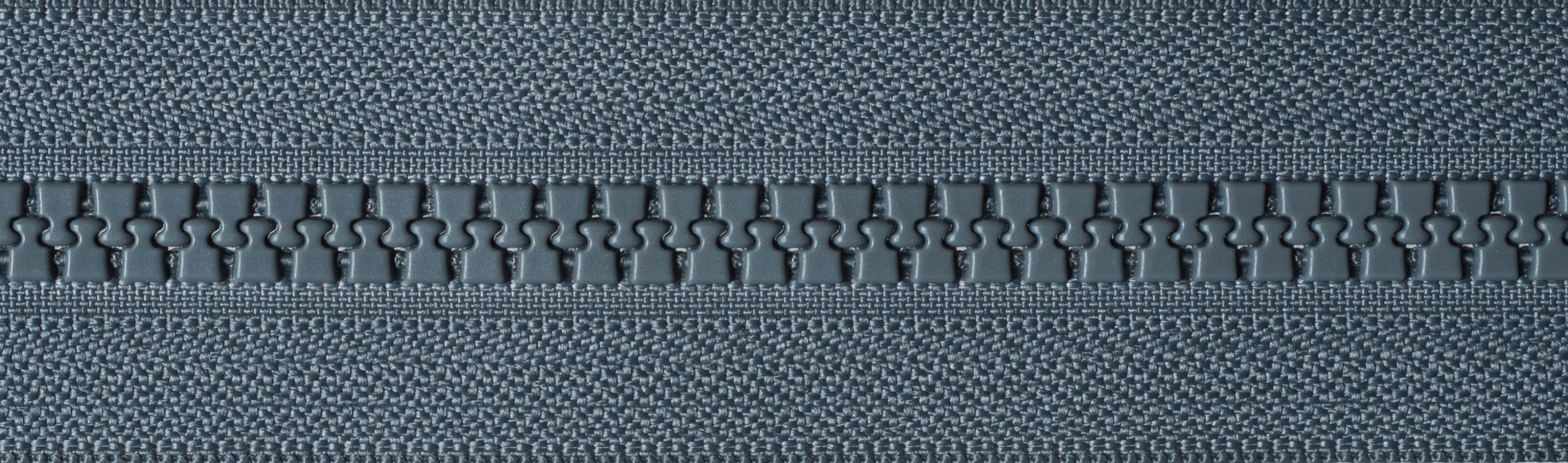 Grey YKK Two Way Open End Zip - Heavy #8