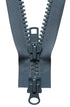 Grey YKK Two Way Open End Zip - Heavy #8