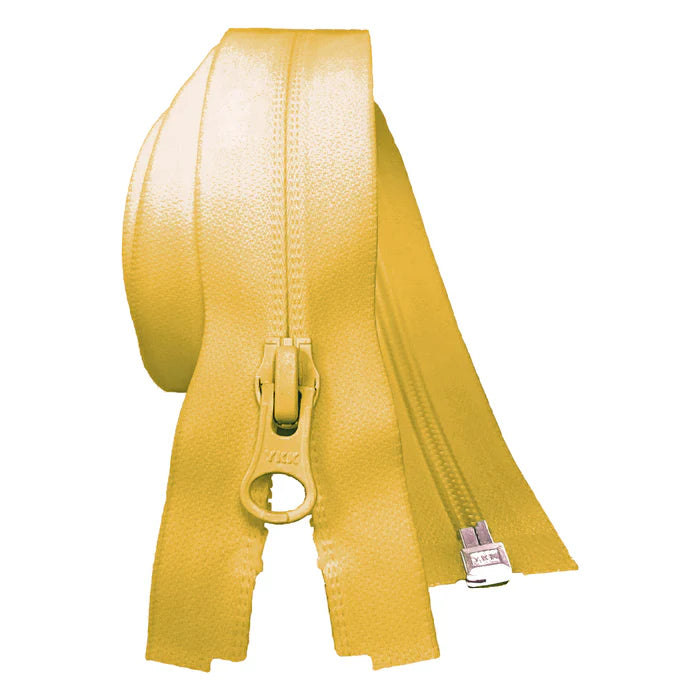 YKK Yellow 001 Open End Aquaguard Water Repellent Zip
