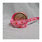 Ribbon: Grosgrain: 5m x 20mm: Strawberries: Pink