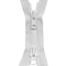 White YKK Two Way Open End Zip - Heavy #8