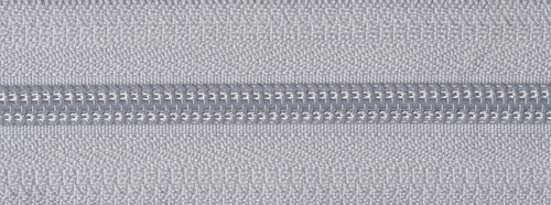 Silver (336) YKK Nylon Open End Zip
