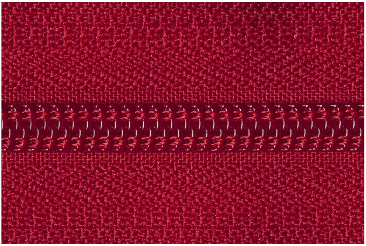 Red (519) YKK Nylon Open End Zip