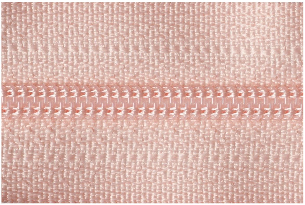 Peach (521) YKK Nylon Light-Weight Open End Zip