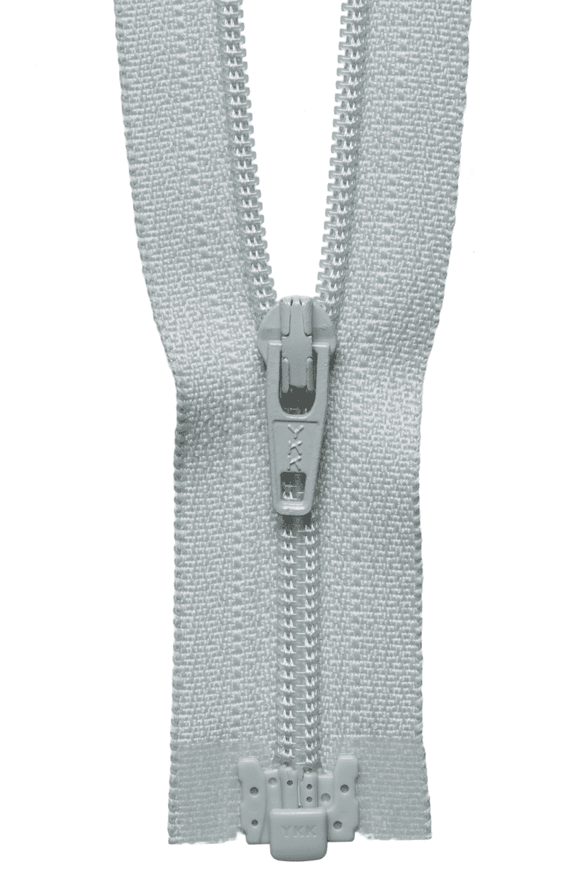 Pale Grey (574) YKK Nylon Light-Weight Open End Zip