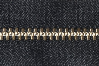 YKK Black (580) Metal Closed Zip