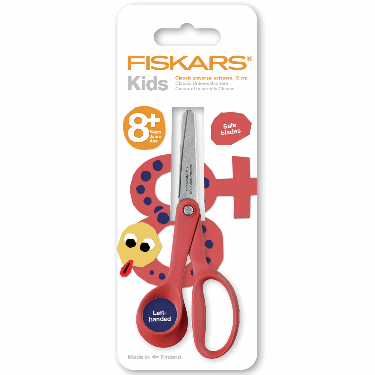 Children's Scissors - Left or Right Handed - 13cm - Safety / Blunt Edges