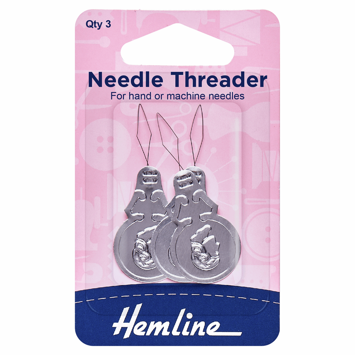 Hemline Needle Threader: Aluminium