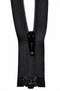 Black (580) YKK Nylon Light-Weight Open End Zip