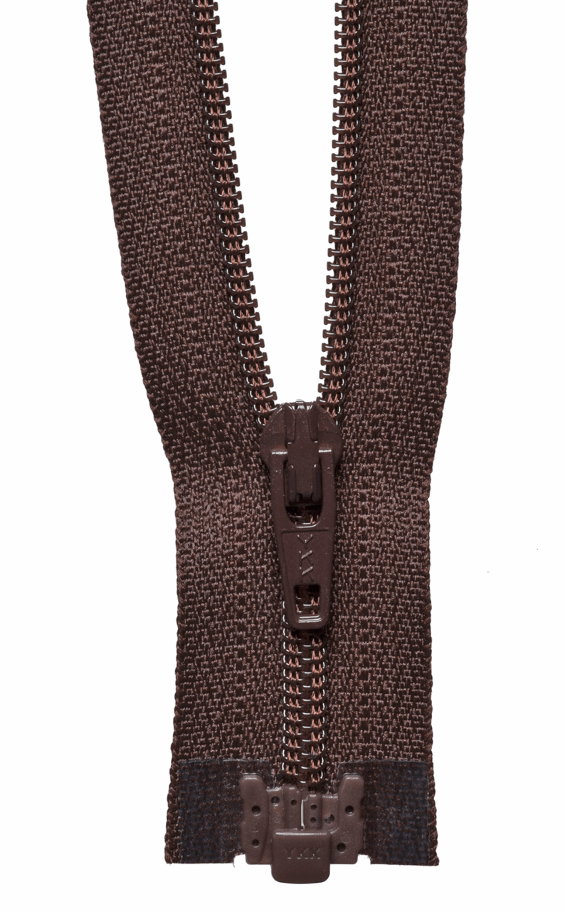 Peat (868) YKK Nylon Light-Weight Open End Zip