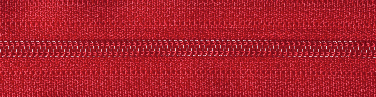 Red (519) YKK Nylon Light-Weight Open End Zip