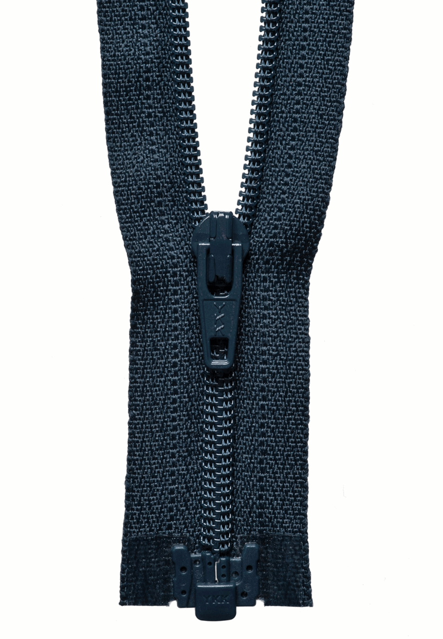 Dark Navy (560) YKK Nylon Light-Weight Open End Zip