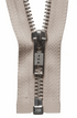 Beige (572) YKK Nickel Free Metal Open End Zip
